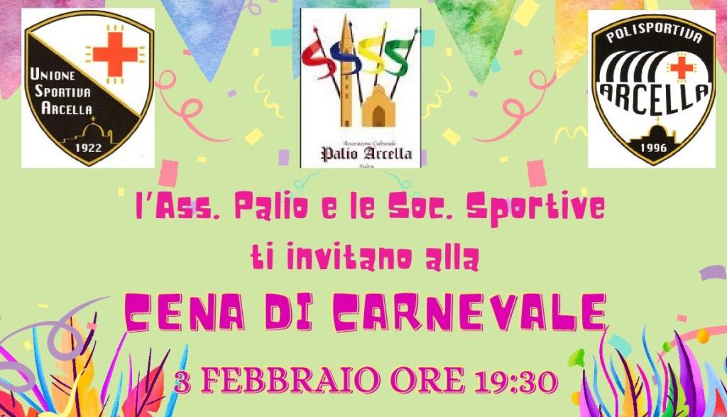 03/02/2024 – Cena di Carnevale